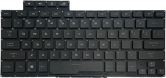 Main image of GinTai Keyboard Backlight US(Rétroéclairage du Clavier US) Relplacement for ASUS ROG G14 Zephyrus GA401 GA401I GA401IU GA401IV GA401M GA401IH 6037B0207101 0KNR0-2618US00