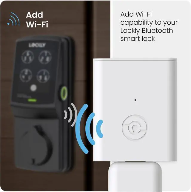 Alt view image 2 of 7 - Lockly Secure Link Wi-Fi Hub, Smart Hub for Lockly Smart Locks, Plug and Play Install, ETL Certified, Compatible with All USB Power Ports - PGH200
