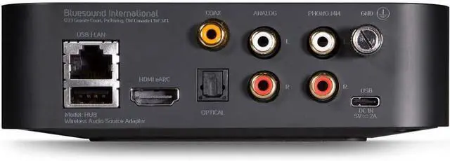 Alt view image 3 of 7 - Bluesound Hub Versatile Network Accessory  Black