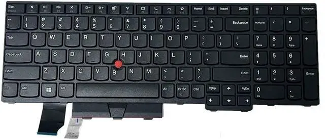 Alt view image 2 of 6 - Gintai Laptop Black US Keyboard NO Backlight for Lenovo ThinkPad L15 20U3 20U4 20U7 20U8, L15 Gen 2 20X3 20X4 20X7 20X8 5N20W68289 SN20W68073 5N20W68253, 5N20W6821, 5N20W68217, PK131H63B00