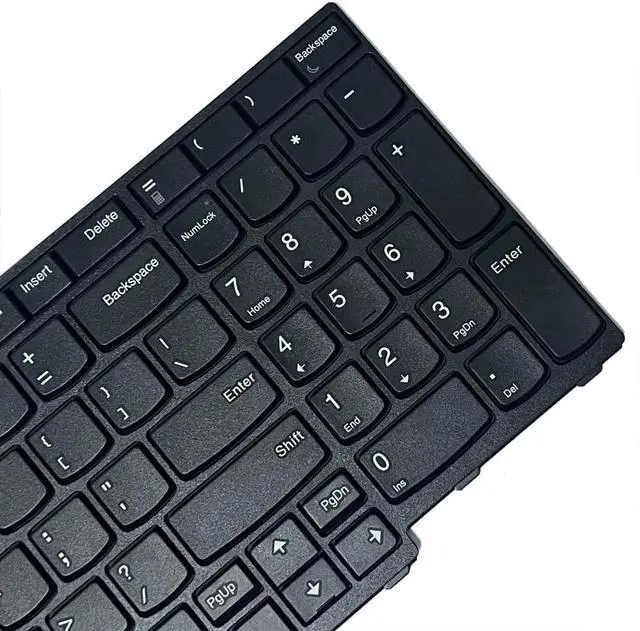 Alt view image 4 of 6 - Gintai Laptop Black US Keyboard NO Backlight for Lenovo ThinkPad L15 20U3 20U4 20U7 20U8, L15 Gen 2 20X3 20X4 20X7 20X8 5N20W68289 SN20W68073 5N20W68253, 5N20W6821, 5N20W68217, PK131H63B00