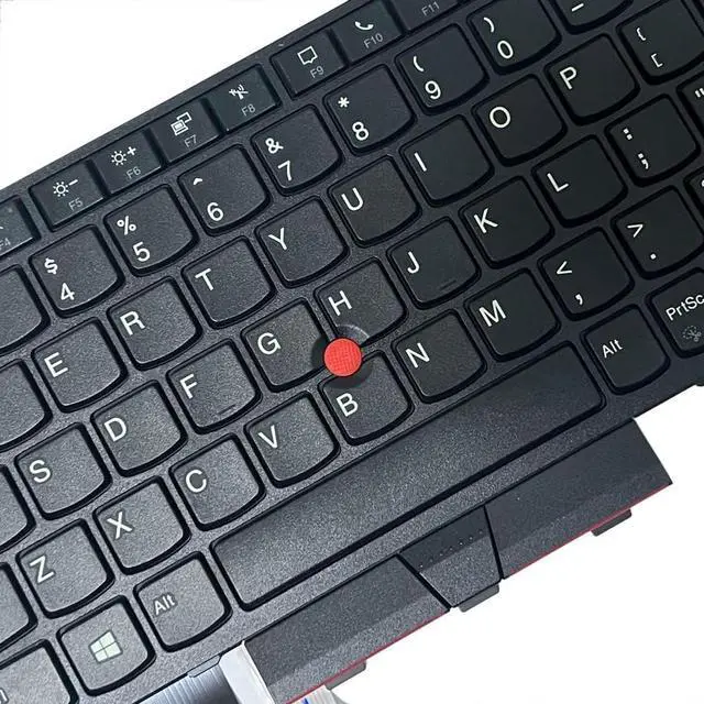 Alt view image 5 of 6 - Gintai Laptop Black US Keyboard NO Backlight for Lenovo ThinkPad L15 20U3 20U4 20U7 20U8, L15 Gen 2 20X3 20X4 20X7 20X8 5N20W68289 SN20W68073 5N20W68253, 5N20W6821, 5N20W68217, PK131H63B00