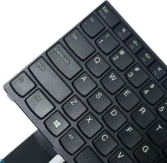 Alt view image 6 of 6 - Gintai Laptop Black US Keyboard NO Backlight for Lenovo ThinkPad L15 20U3 20U4 20U7 20U8, L15 Gen 2 20X3 20X4 20X7 20X8 5N20W68289 SN20W68073 5N20W68253, 5N20W6821, 5N20W68217, PK131H63B00