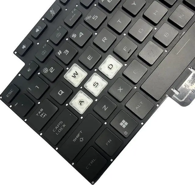 Alt view image 7 of 7 - Gintai Black Laptop US Keyboard with Backlit Replacement for ASUS TUF Air FX516 FX516P FX516PR FX516PM FA516 0KNR0-281CRU00 6037B0236522