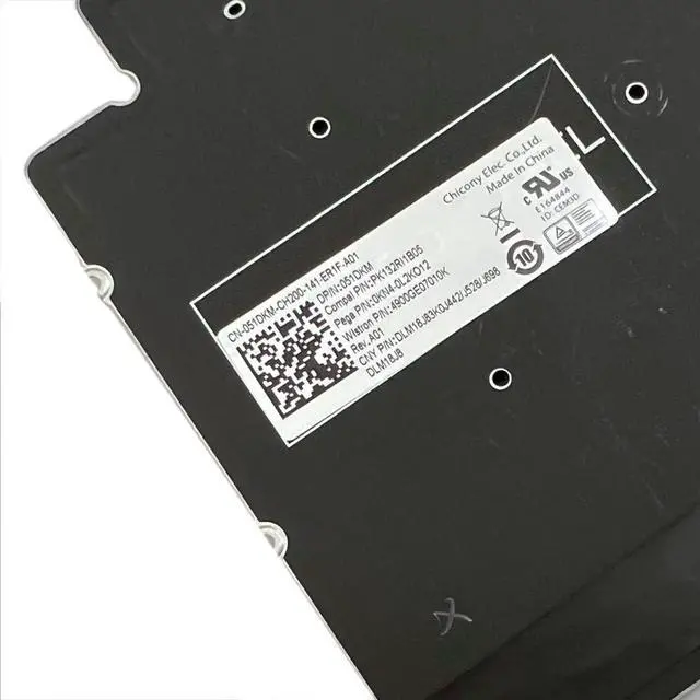 Alt view image 3 of 7 - Gintai Laptop Black US Keyboard Backlit for Dell Inspiron 15 3501 3502 3505 5501 5502 5508 5584 5590 5593 5594 5598 7500 7501 7590 7591/ Latitude 3510 Series 051DKM 490.0GE07.010K Clavier