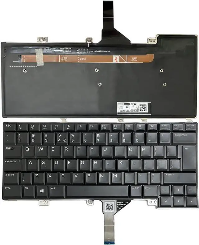 Main image of Gintai Laptops US Keyboard Colorful Backlit Replacement for Dell Alienware 13 R3 Alienware 15 R3 Alienware 15 R4 US 0D09KN D09KN PK1326S1C01