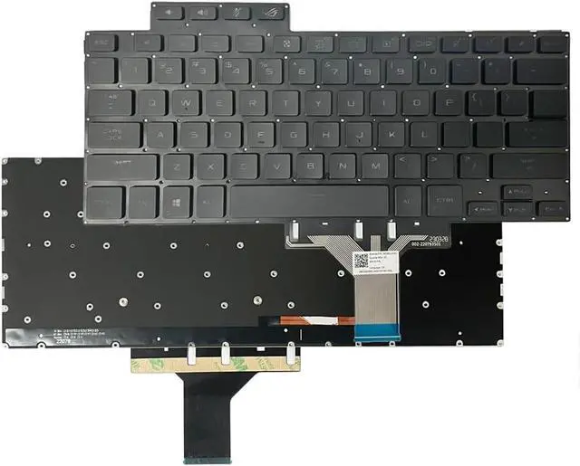 Main image of Gintai Laptop Black US Keyboard with Backlit Replacement for ASUS ROG X13 GV301 GV301Q GV301R GV301QE GV301QV Clavier US Noir Pour ordinateur Portable