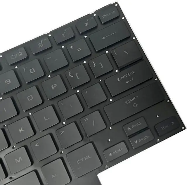 Alt view image 5 of 7 - Gintai Laptop Black US Keyboard with Backlit Replacement for ASUS ROG X13 GV301 GV301Q GV301R GV301QE GV301QV Clavier US Noir Pour ordinateur Portable