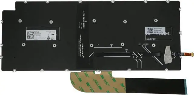 Alt view image 2 of 2 - AUTENS US Keyboard for Dell Inspiron 5300 5301 5390 5391 5400 5401 5402 5405 5406 5408 5409 5490 5493 5494 5498 7300 7306 7390 7391 7400 7405 7490 7491 Laptop No Frame (Black, Backlight)