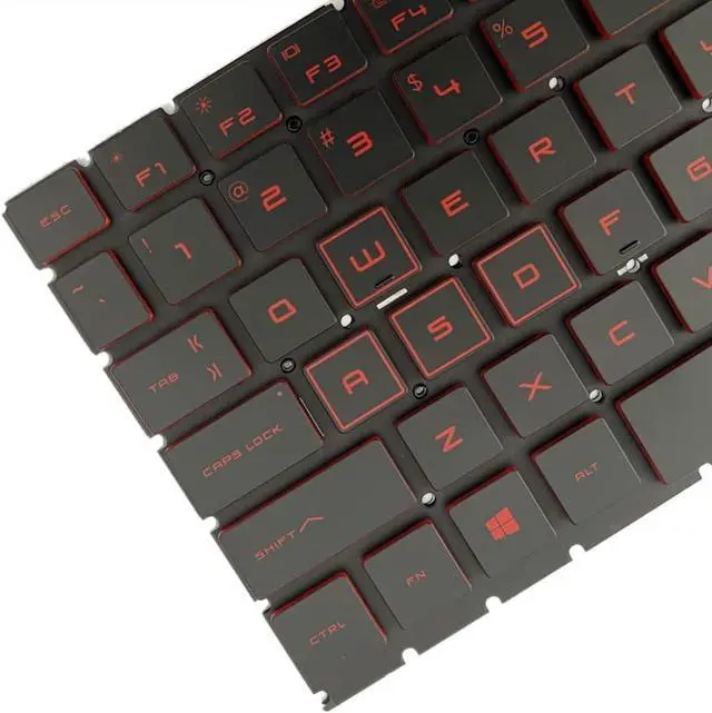 Alt view image 6 of 7 - Gintai Keyboard Backlit US for HP Omen 15-DC 15-DH 15-DC1018ca 15-DC1008ca DC-0108TX 15-dc0087nr 15-dc0010nr 15-dc0053nr 15-dc0020nr 15-DH002NR 15-DH001 15-DH0161TX TPN-Q211