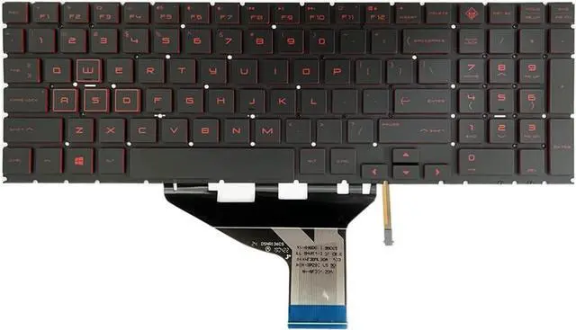 Alt view image 3 of 7 - Gintai Keyboard Backlit US for HP Omen 15-DC 15-DH 15-DC1018ca 15-DC1008ca DC-0108TX 15-dc0087nr 15-dc0010nr 15-dc0053nr 15-dc0020nr 15-DH002NR 15-DH001 15-DH0161TX TPN-Q211