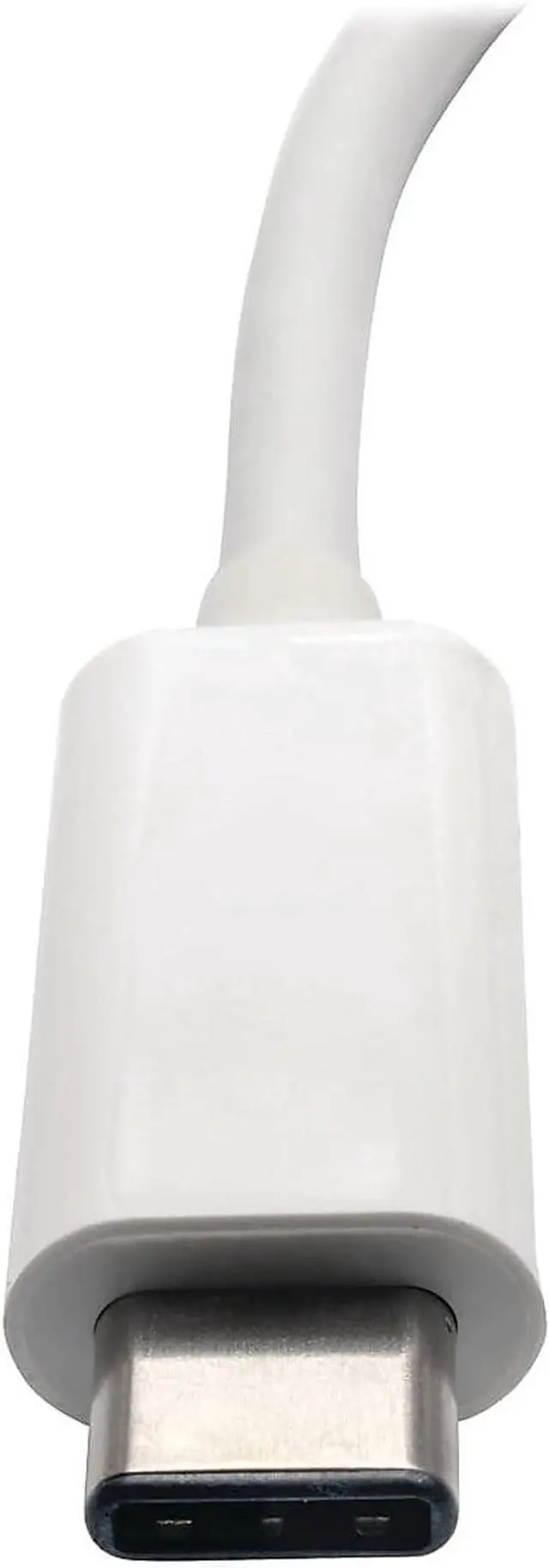 Alt view image 3 of 3 - TRIPP LITE USB C to VGA Multiport Video Adapter Converter 1080p with USB-A Hub, USB-C PD Charging Port & Gigabit Ethernet Port, U444-06N-VGU-C