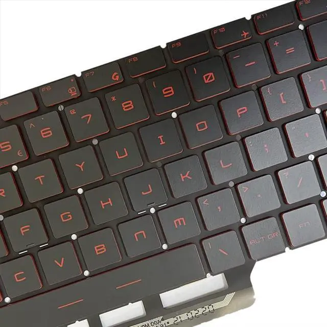 Alt view image 6 of 7 - GinTai Laptop US Backlit Keyboard for MSI GS65 Stealth 8SE/Stealth 8SF/Stea LTH 8SG/Stea LTH Thin 8RE/Stea LTH Thin 8RF/for MSI GS65VR MS-16Q2 NSK-FDABN_800 P-180402-2 (Red Backlight)