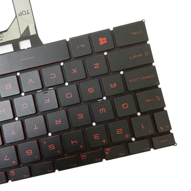 Alt view image 7 of 7 - GinTai Laptop US Backlit Keyboard for MSI GS65 Stealth 8SE/Stealth 8SF/Stea LTH 8SG/Stea LTH Thin 8RE/Stea LTH Thin 8RF/for MSI GS65VR MS-16Q2 NSK-FDABN_800 P-180402-2 (Red Backlight)