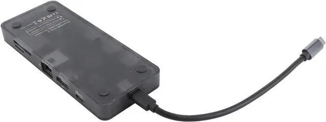 Alt view image 7 of 7 - Yosoo USB C Docking Station HUB 8 in 1 with 100 W Power Supply for an Efficient Screen Projection for Experts on The Go