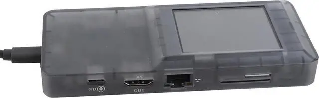 Alt view image 6 of 7 - Yosoo USB C Docking Station HUB 8 in 1 with 100 W Power Supply for an Efficient Screen Projection for Experts on The Go