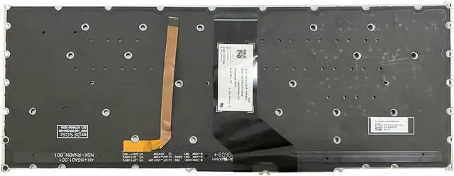 Alt view image 4 of 7 - Gintai Laptop US Keyboard Backlit for ACER PT515-51 LG4P_P90BRL NKI14170NY NSK-RNABW Français Keyboard FR Keyboard