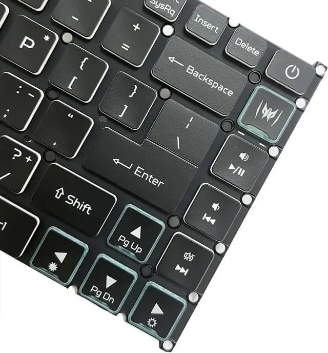 Alt view image 6 of 7 - Gintai Laptop US Keyboard Backlit for ACER PT515-51 LG4P_P90BRL NKI14170NY NSK-RNABW Français Keyboard FR Keyboard