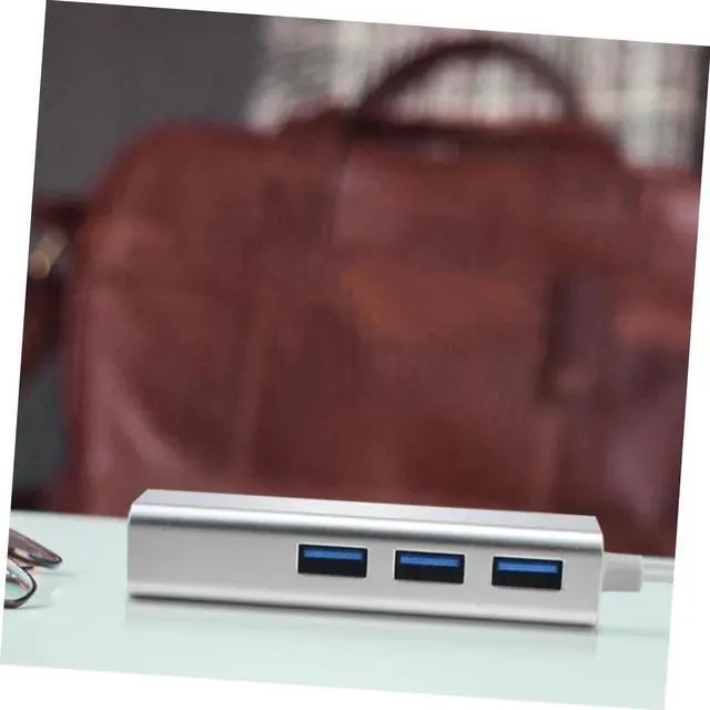 Alt view image 6 of 7 - Gadpiparty 2pcs Type-c to Ethernet Adapter USB Ports High-Speed Data Transmission for Computer and Laptop No