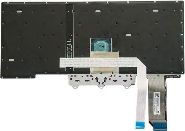Alt view image 2 of 2 - AUTENS Replacement US Keyboard for Lenovo ThinkPad E14 Laptop (2019 Year, Gen 1, 2, 3) - Backlight, No Frame - USB Connection