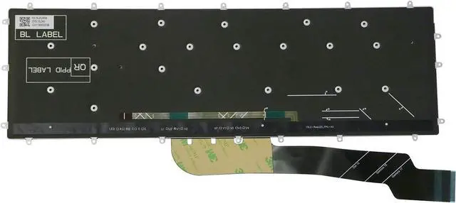 Alt view image 2 of 3 - AUTENS Replacement US Keyboard for Dell G3 15 3500 / G3 15 3590 Laptop Red Letter Backlit