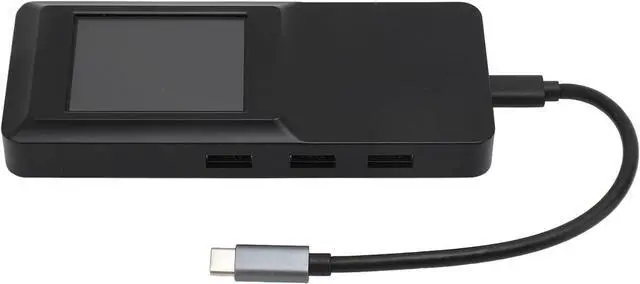 Alt view image 4 of 7 - 8 in 1 USB C Hub, 100W PD Docking Station with 4K HD Output, Ethernet, USB 3.0 Ports and Card Reader, Widely Compatible with MacBook, MateBook and More