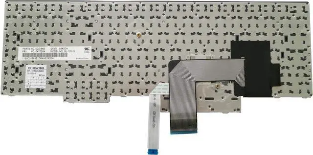 Alt view image 6 of 7 - AUTENS Laptop Replacement Keyboard (1 Year Warranty) for Lenovo ThinkPad Edge E530 E530c E535 E545 Laptop No Backlight