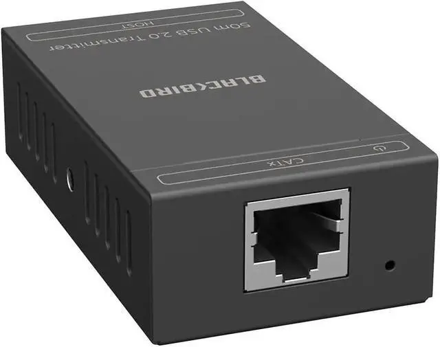 Alt view image 4 of 6 - Monoprice Blackbird 4-Port USB 2.0 Extender Over Cat5e/6-50 Meters (164 Feet) Plug and Play, No Driver, for Windows, MacOS, Android, Linux