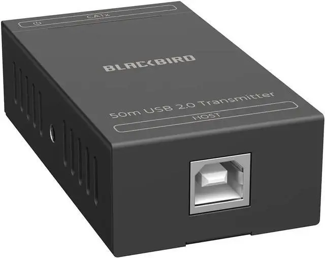 Alt view image 5 of 6 - Monoprice Blackbird 4-Port USB 2.0 Extender Over Cat5e/6-50 Meters (164 Feet) Plug and Play, No Driver, for Windows, MacOS, Android, Linux