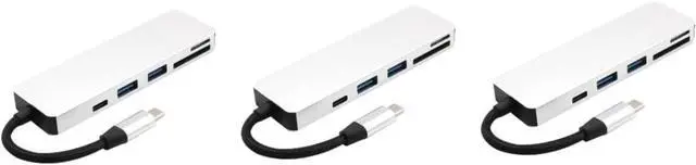 Main image of Gadpiparty 3pcs 5-in-1 USB Adapter - for USB 3.0 Portable Effortless Media Access Perfect Present