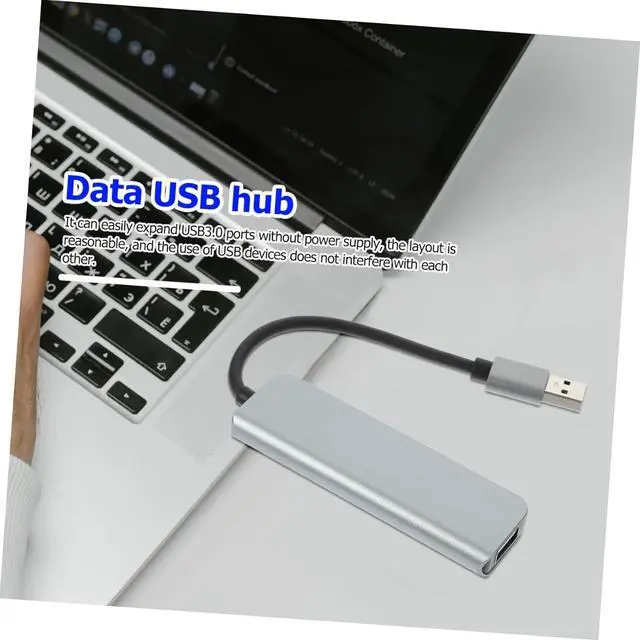 Alt view image 5 of 7 - HEMOTON 5pcs USB Hub Port USB Splitter Adapter for Laptop Desktop Peripherals Lightweight Portable