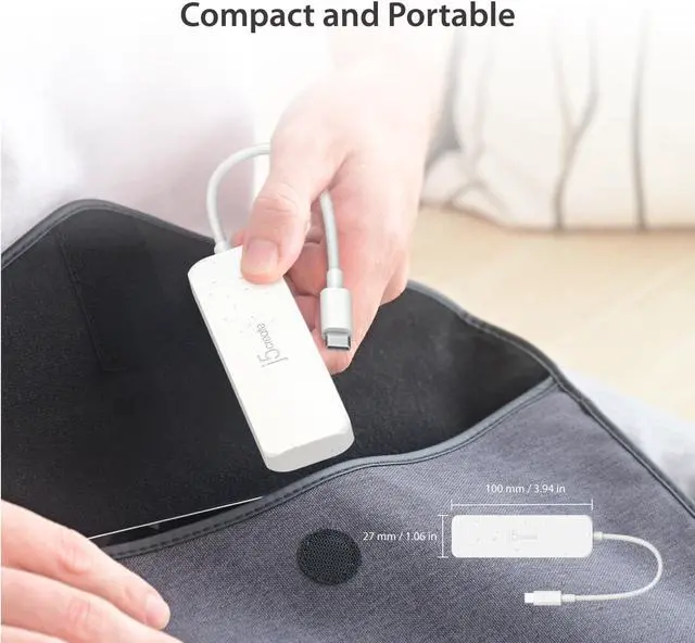 Alt view image 6 of 7 - j5create 4-Port USB-C Hub (10 Gbps, Eco-Friendly, Compatible with MacBook, iPad, More)