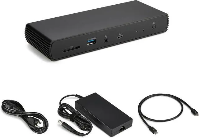 Alt view image 6 of 6 - Amazon Basics Thunderbolt4/USB4 Pro Docking Station,2xTBT4,1xHDMI2.1,3xUSB A 3.1,RJ45,Dual Display