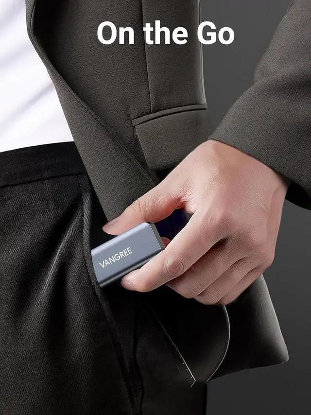 Alt view image 7 of 7 - 4-Port USB C Hub with 4K@60Hz Displayport 3 USBC 3.2 10Gbps Ports 100W Power Delivery Detachable Cable USB C Splitter Multiport Adapter for MacBook Pro/Air iPad iPhone 15 Portable Monitor