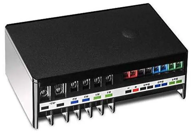 Main image of Zooz Z-Wave Long Range MultiRelay ZEN16 800LR for Garage Doors, Sprinklers, Gas Fireplace; 3 Dry Contact Relays (15A, 15A, 20A); 12-24 V AC/DC or USB C Power; Signal Repeater; Hub Required