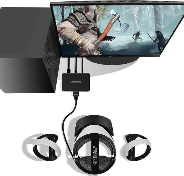 Alt view image 3 of 4 - Globular Cluster Pull-Resistant PCVR Adapter for PSVR2 - Not Supported Type C GPUs