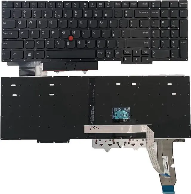 Main image of LXDDP Laptop Replacement US Layout Keyboard with Backlit with Pointer for Lenovo Thinkpad E15 Gen 1 E15 Gen 2 2020 (20T8 20T9 20TD 20TE)