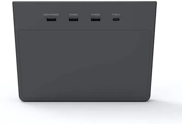 Alt view image 6 of 6 - Car Decoration USB Hub 5 Ports SSD Disk Sticks Center Console Kit USB HUB Memory Storage Box Accessorie Compatible with Tesla Model 3 Wireless Charging Pad