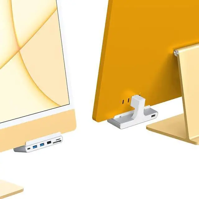 Main image of GIDi USB Type C Docking Hub for iMac 2021 with 2x USB 2.0, 2x USB 3.0, 1x USB C, 1x Micro SD & SD Card Reader