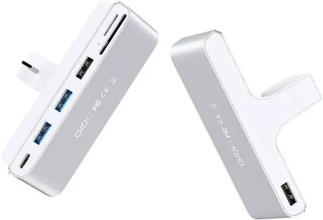Alt view image 4 of 7 - GIDi USB Type C Docking Hub for iMac 2021 with 2x USB 2.0, 2x USB 3.0, 1x USB C, 1x Micro SD & SD Card Reader