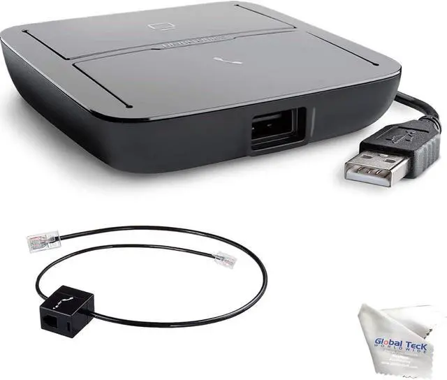 Main image of GTW Poly MDA 220 USB Hub for Deskphone, PC, Mac USB-A, Built for Communications Applications Compatible with Zoom, Teams, Avaya Cloud, Cisco Webex, RingCentral and More GTW Microfiber Included