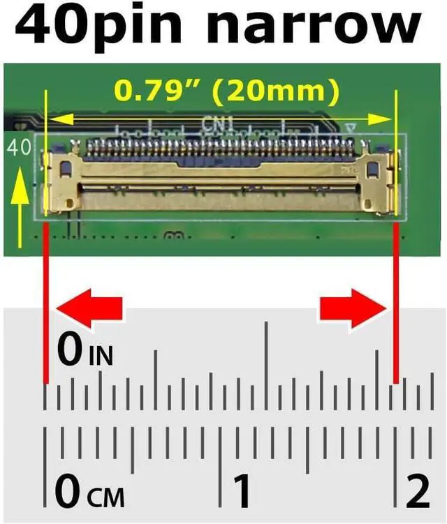 Alt view image 3 of 7 - SCREENARAMA New Screen Replacement for Lenovo Thinkpad E15 Gen 4 21E6 21E7 (40pin Touch FHD 1080p) IPS LCD LED Display with Tools and Tape