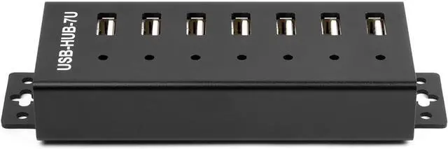Alt view image 4 of 6 - Industrial Grade USB HUB Extending 7X USB 2.0 Ports 7X Concurrent USB Connections MTT Technology(Without Power Supply)
