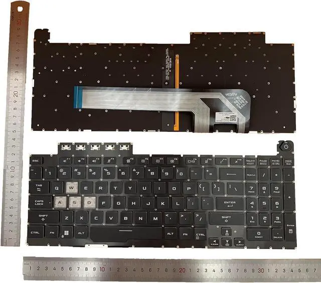 Alt view image 2 of 7 - Tiugochr Laptop Replacement US Layout Colorful Backlight Keyboard for ASUS TUF Gaming F15 FA506 FX506 FX506U FX506II FX506IH FX506LI FA506Q FX506L FA506U F17 FX706 FA706 FX706LI AEBKXU00010