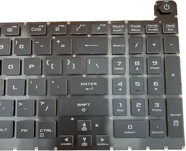 Alt view image 5 of 7 - Tiugochr Laptop Replacement US Layout Colorful Backlight Keyboard for ASUS TUF Gaming F15 FA506 FX506 FX506U FX506II FX506IH FX506LI FA506Q FX506L FA506U F17 FX706 FA706 FX706LI AEBKXU00010