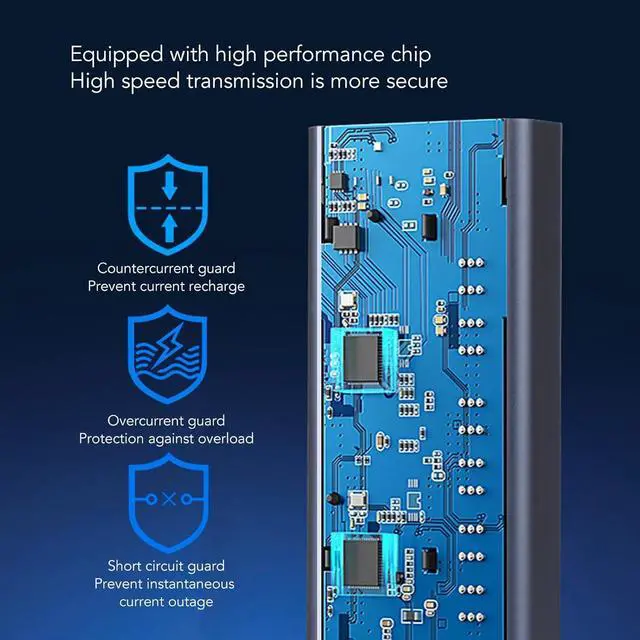 Alt view image 2 of 7 - Denash Powered USB 3.0 Data Hub,10 USB 3.0 Data Ports with Individual Switch,USB Data Hub Splitter with 60W Power Adapter for Laptop PC 100240V (US Plug)