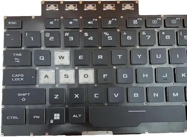 Alt view image 4 of 7 - Tiugochr Laptop Replacement US Layout Colorful Backlight Keyboard for ASUS TUF Gaming F15 FA506 FX506 FX506U FX506II FX506IH FX506LI FA506Q FX506L FA506U F17 FX706 FA706 FX706LI AEBKXU00010