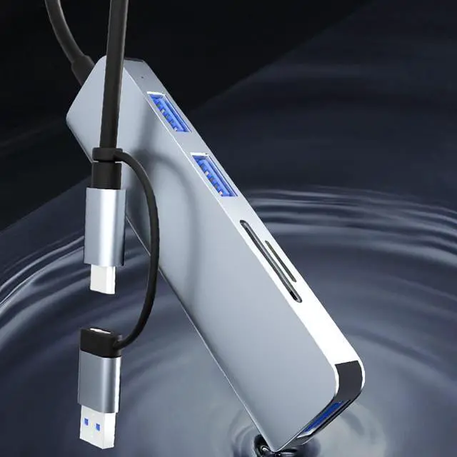 Alt view image 6 of 6 - MVUYO 5-in-1 Docking Station 3.0 hub TF/SDtype-c hub