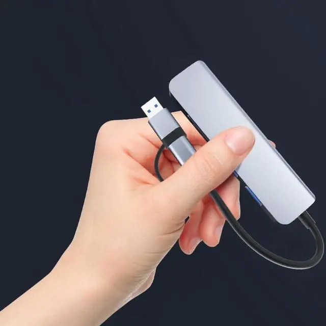 Alt view image 4 of 6 - MVUYO 5-in-1 Docking Station 3.0 hub TF/SDtype-c hub