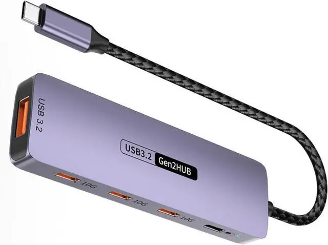 Alt view image 4 of 7 - Multifunction USB C Hubs 10Gbps PD100W 140W Chargers 3.2 Converters 4K HDTV Port For Laptop Smartphone Accessories Portable C Hubs For Travel